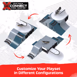 Tech Deck - FINGER SKATE - STARTER SET X-CONNECT SPEED WAVE - Skate Park 100% Modulable À Construire Et Personnaliser + 1 Finger Skate Exclusif - Mini skate - Jouet Enfant 6 Ans et +