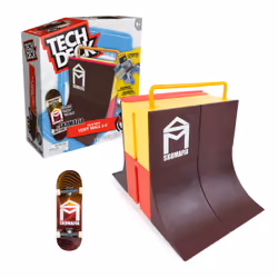 Tech Deck - FINGER SKATE - STARTER SET X-CONNECT SK8MAFIA VERT WALL - Skatepark 100% Modulable À Construire Et Personnaliser + 1 Finger Skate Exclusif - Mini skate - Jouet Enfant 6 Ans et +