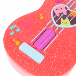 Gabby's Dollhouse Gabby et la Maison Magique - - Ukulélé Interactif - Guitare pour Enfant - Chansons Effets Sonores Accords Guitare - Dessin Animé Gabby Et La Maison Magique - Jouet Enfant 3 Ans et +
