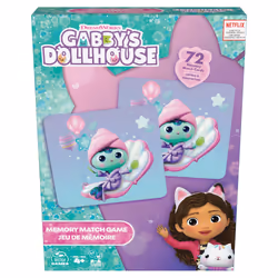 Gabby's Dollhouse MEMO 72 CARTES Gabby et la Maison Magique