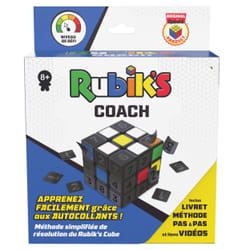 Rubik’s CUBE COACH 3X3 - Jeu Casse-Tête Adulte & Enfant Cube Magique - Puzzle 3x3 Apprentissage - Correspondance Couleurs - Cube Pédagogique Résolution de Problème - Jouet Enfant 8 Ans et +