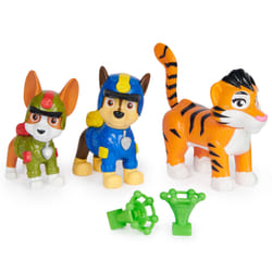 PAW Patrol Jungle Pups, Figurines articulées Chase, Tracker & Tiger avec lance-projectile, jouets pour les garçons et les filles à partir de 3 ans