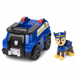 PAW Patrol - Pat Patrouille - VÉHICULE FIGURINE CHASE - Voiture 15 cm Figurine Pat Patrouille À Collectionner - Pat Patrouill ...