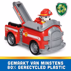 PAW Patrol - Pat Patrouille - VÉHICULE FIGURINE MARCUS- Voiture 15 cm Figurine Pat Patrouille À Collectionner - Pat Patrouille Jouet - Jouet Durable Plastique Recyclé - Voiture pour Enfant 3 Ans et +