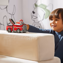 PAW Patrol - Pat Patrouille - VÉHICULE FIGURINE MARCUS- Voiture 15 cm Figurine Pat Patrouille À Collectionner - Pat Patrouille Jouet - Jouet Durable Plastique Recyclé - Voiture pour Enfant 3 Ans et + - Vue supplémentaire 4