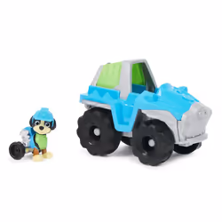PAW Patrol - Pat Patrouille - VÉHICULE FIGURINE REX - Voiture 15 cm Figurine Pat Patrouille À Collectionner - Pat Patrouille Jouet - Jouet Durable Plastique Recyclé - Voiture pour Enfant 3 Ans et +