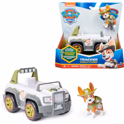 PAW Patrol - Pat Patrouille - VÉHICULE FIGURINE TRACKER- Voiture 15 cm Figurine Pat Patrouille À Collectionner - Pat Patrouil ...