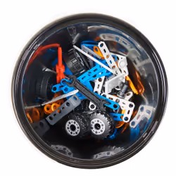 Meccano - BARIL 150 PIECES JUNIOR - 5 Modèles Différents A Construire - Jeu de Construction Avec 2 Outils - Alternative Aux Ecrans - Jouet Enfant 5 Ans Et + - Vue supplémentaire 4