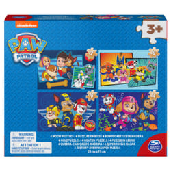 Spin Master Games PUZZLE BOIS 4 MODELES - Paw Patrol