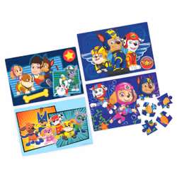 Spin Master Games PUZZLE BOIS 4 MODELES - Paw Patrol