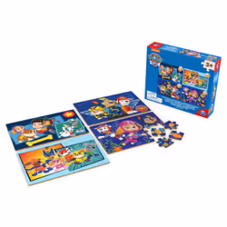 Spin Master Games PUZZLE BOIS 4 MODELES - Paw Patrol