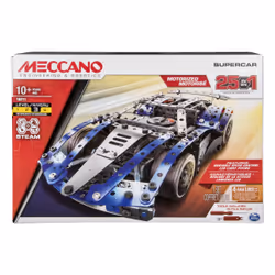 Meccano Supercar - 25 Modeles Motorises, 10 an(s), Plastique, 320 pièce(s), 940 g