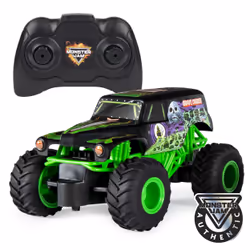 Monster Jam , Grave Digger radiocommandé authentique, échelle 1:24, 2,4 GHz, à partir de 4 ans, Monster truck, 4 an(s)