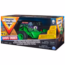 Monster Jam , Grave Digger radiocommandé authentique, échelle 1:24, 2,4 GHz, à partir de 4 ans - Vue supplémentaire 6
