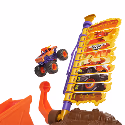 Monster Jam El Toro Loco Big Air Challenge, coffret de 50 cm avec un jouet monster truck exclusif, échelle 1:64, jouets pour garçons à partir de 3 ans - Vue supplémentaire 6