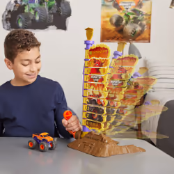 Monster Jam El Toro Loco Big Air Challenge, coffret de 50 cm avec un jouet monster truck exclusif, échelle 1:64, jouets pour garçons à partir de 3 ans - Vue supplémentaire 7