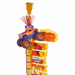 Monster Jam El Toro Loco Big Air Challenge, coffret de 50 cm avec un jouet monster truck exclusif, échelle 1:64, jouets pour garçons à partir de 3 ans - Vue supplémentaire 8