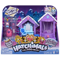 Hatchimals CollEGGtibles, Coffret Glitter Salon avec 2 exclusifs, pour les enfants à partir de 5 ans, 5 an(s), Couleurs assor ...