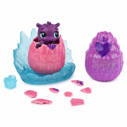Hatchimals CollEGGtibles, Pack de 2 Famille royale avec un trône et 2 accessoires, pour les enfants à partir de 5 ans