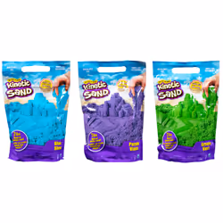 Kinetic Sand SABLE À MODELER - PACK DE COULEUR 907 G de sable - Sable Magique et Coloré - Alternative Pâte à Modeler - Jouet Enfant 3 Ans Et + - Loisirs Créatifs - Modèle Aléatoire