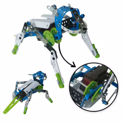 Meccano - KIT D’INVENTIONS - ENGRENAGES - Coffret Inventions Avec Engrenages, 2 Outils et 1 Perforatrice Maker Tool - Jeu de Construction - 6047097 - Jouet Enfant 10 Ans et +
