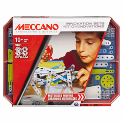 Meccano - KIT D’INVENTIONS - MOTEUR - Coffret Créations Motorisées Avec Moteur, 2 Outils et 1 Perforatrice Maker Tool - Jeu d ...