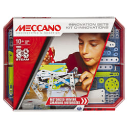 Meccano - KIT D’INVENTIONS - MOTEUR - Coffret Créations Motorisées Avec Moteur, 2 Outils et 1 Perforatrice Maker Tool - Jeu de Construction - 6047099 - Jouet Enfant 10 Ans et +