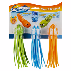 SwimWays SQUIDIVERS PALS, Jouet unique, 5 an(s), Bleu, Vert, Orange