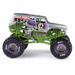 Monster Jam , Monster truck Grave Digger officiel, véhicule en métal moulé, échelle 1:24