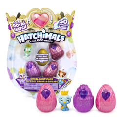 Hatchimals CollEGGtibles, Coffret Famille royale avec 4 et accessoires, pour les enfants à partir de 5 ans