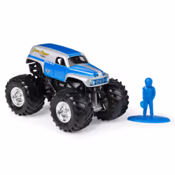 Monster Jam , Monster truck authentique Grave Digger en métal moulé à l'échelle 1:64, série Retro Rebels