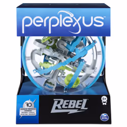 Spin Master Games PERPLEXUS - PERPLEXUS REBEL - Labyrinthe Parcours 3D Rookie avec 70 Défis - Jeu d'Action et de Réflexe - Labyrinthe 3D - Casse tete enfant - Jouet Enfant 8 Ans et +