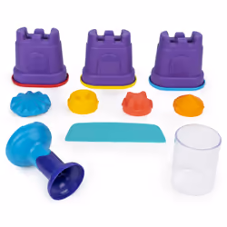 Kinetic Sand SABLE MAGIQUE - COFFRET ARC-EN-CIEL 383 G + OUTILS - Créez Différentes Formes Hypnotisantes avec Ce Sable Magique comme De La Pâte A Modeler - Jouet Enfant 3 Ans Et +