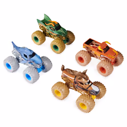 Monster Jam - PACK DE 4 VÉHICULES ECHELLE 1:64 - 4 Véhicules Authentiques Monster Trucks Officiels Spectacles - À Collectionner - Echelle 1:24 - 6053860 - Jouet Enfant 3 Ans et + - Vue supplémentaire 5