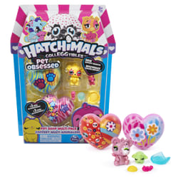 Hatchimals CollEGGtibles, Coffret Multi animalerie Pet Obsessed avec 3 CollEGGtibles, 3 animaux de compagnie et accessoires (les styles peuvent varier)
