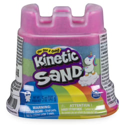 Kinetic Sand , Moule simple Licorne arc-en-ciel de 141 g, pour les enfants à partir de 3 ans