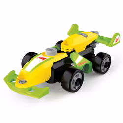Meccano - MES PREMIÈRES CONSTRUCTIONS JUNIOR - Voiture de course, Moto, Hélicoptère ou Bulldozer - Jeu de Construction - 6055090 - Modèle aléatoire - Jouet Enfant 5 Ans et +