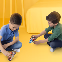 Meccano - MES PREMIÈRES CONSTRUCTIONS JUNIOR - Voiture de course, Moto, Hélicoptère ou Bulldozer - Jeu de Construction - 6055090 - Modèle aléatoire - Jouet Enfant 5 Ans et +