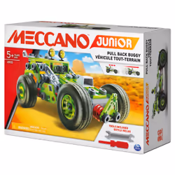 Meccano - MA VOITURE A RETRO FRICTION JUNIOR - 3 Modèles De Véhicules A Retrofriction A Construire - Jeu de Construction Avec 2 Outils - 6055133 - Jouet Enfant 5 Ans et + - Vue supplémentaire 4