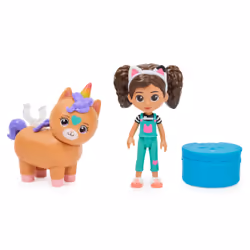 Gabby's Dollhouse , Coffret de figurines Gabby et Kico la chalicorne, Avec accessoires et jouets surprises, Pour les enfants  ...