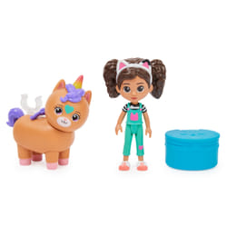 Gabby's Dollhouse , Coffret de figurines Gabby et Kico la chalicorne, Avec accessoires et jouets surprises, Pour les enfants à partir de 3 ans