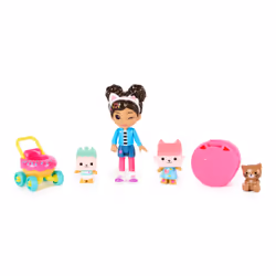 Gabby's Dollhouse Kitty Care Figure Set, 3 an(s), Multicolore
