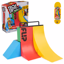Tech Deck , Competition Wall 2.0 X-Connect Park Creator, Coffret rampe à construire et à personnaliser avec fingerboard exclu ...