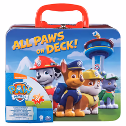 Spin Master Grande Valisette Metal 2 Puzzles Lenticulaires Paw Patrol