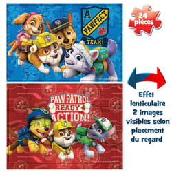 Spin Master Boite Carton 2 Puzzles Lenticulaires Paw Patrol