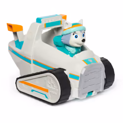 PAW Patrol - Pat Patrouille - VÉHICULE FIGURINE EVEREST- Voiture 15 cm Figurine Pat Patrouille À Collectionner - Pat Patrouille Jouet - Jouet Durable Plastique Recyclé - Voiture pour Enfant 3 Ans et + - Vue supplémentaire 2