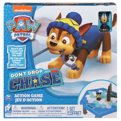 Games Pat Patrouille - Don't Drop Chase - Jeu DE Societe - Jeu de Plateau Pat Patrouille avec Chase - Jeux d’Action Fun et Dynamique - Jeu Enfant 5 Ans et +