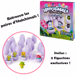 Hatchimals Memo Hatchy Matchy Game, Jeu de cartes à associer, 3 an(s)