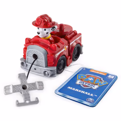 PAW Patrol LA PAT' PATROUILLE - MINI VEHICULE DE SECOURS - Véhicule de sauvetage 9 cm Avec Grappin Extensible Pat' Patrouille - - 6040907 - Jouet Enfant 3 Ans et + - Modèle Aléatoire