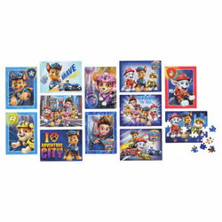 Games PAW Patrol: The Movie, Coffret de 12 puzzles de 48 pièces, pour les enfants à partir de 4 ans
